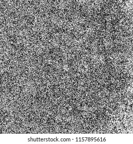 Grunge texture is black and white. Abstract vector background
