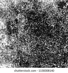 Grunge texture is black and white. Abstract vector background