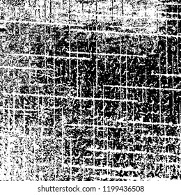 Grunge texture black and white. Abstract monochrome vector background