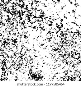 Grunge texture black and white. Abstract monochrome vector background