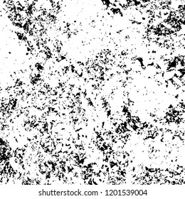 Grunge texture black and white. Abstract monochrome vector background