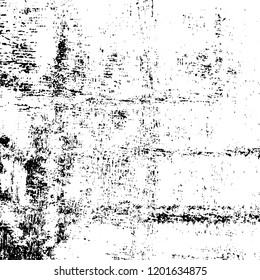Grunge texture black and white. Abstract monochrome vector background