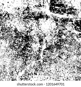 Grunge texture black and white. Abstract monochrome vector background