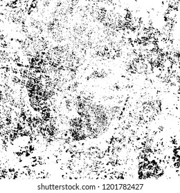 Grunge texture black and white. Abstract monochrome vector background