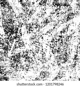 Grunge texture black and white. Abstract monochrome vector background