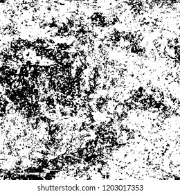 Grunge texture black and white. Abstract monochrome vector background