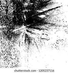 Grunge texture black and white. Abstract monochrome vector background