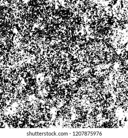 Grunge texture black and white. Abstract monochrome vector background
