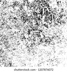 Grunge texture black and white. Abstract monochrome vector background