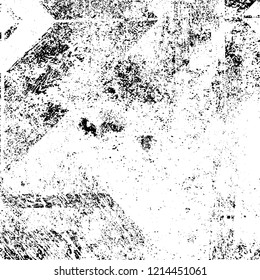 Grunge texture black and white. Abstract monochrome vector background