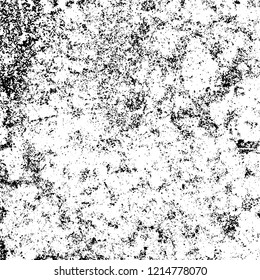Grunge texture black and white. Abstract monochrome vector background
