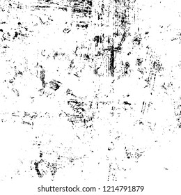 Grunge texture black and white. Abstract monochrome vector background