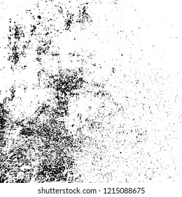 Grunge texture black and white. Abstract monochrome vector background