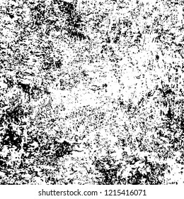 Grunge texture black and white. Abstract monochrome vector background