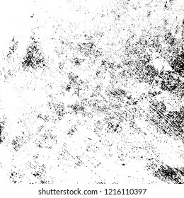 Grunge texture black and white. Abstract monochrome vector background