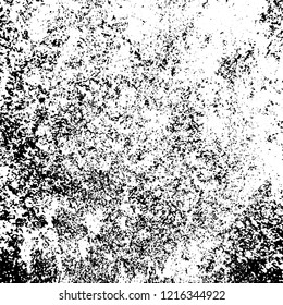 Grunge texture black and white. Abstract monochrome vector background