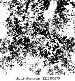 Grunge texture black and white. Abstract monochrome vector background