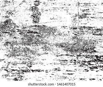 Grunge texture is black and white. Abstract monochrome background.