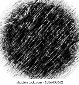 Grunge texture is black and white. Abstract monochrome background. Dirty scratch spot