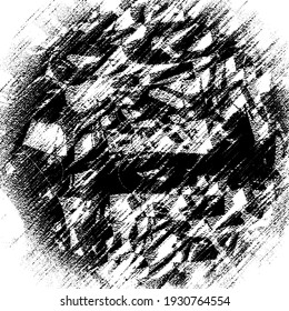 Grunge texture is black and white. Abstract monochrome background. Dirty scratch spot