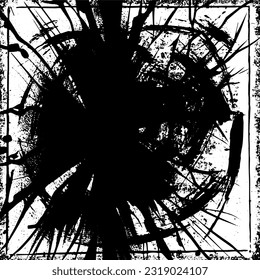 Grunge textura abstracta en blanco y negro