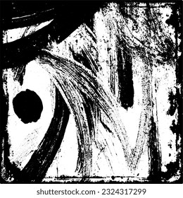 Grunge texture black and white abstract