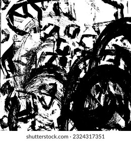 Grunge texture black and white abstract