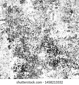 Grunge texture is black and white. Background dirt, dust. The abstract surface is monochrome. Pattern of chips, cracks, scuffs. Urban style