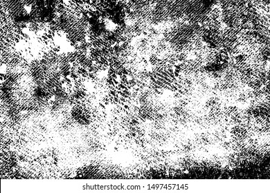 Grunge texture is black and white. Background dirt, dust. The abstract surface is monochrome. Pattern of chips, cracks, scuffs. Urban style