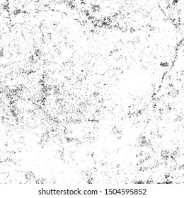Grunge texture is black and white. Background dirt, dust. The abstract surface is monochrome. Pattern of chips, cracks, scuffs. Urban style