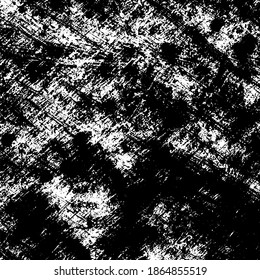 La textura gruesa es en blanco y negro. Ataques de pincel
