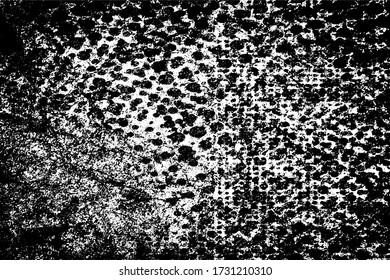 Grunge la textura en blanco y negro. Fondo sucio oscuro. Patrón de polvo, suciedad, arañazos. Ruido caótico. Superficie desgastada monocromática