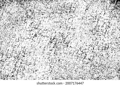 Grunge texture in black and white. Dark dirty background. Pattern of dust, dirt, scratches. Chaotic noise. Monochrome worn surface
