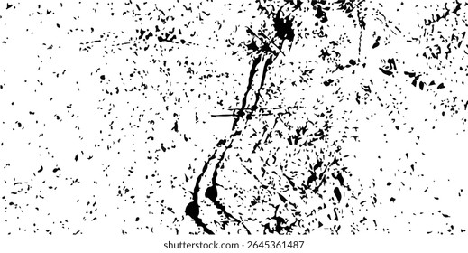 Grunge texture in black and white, Light Distressed Background. Ink Print Distress Background. Grunge Texture. Vector.