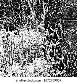 Grunge texture is black and white. Old worn background template