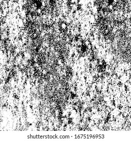 Grunge texture is black and white. Old worn background template
