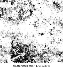 La textura gruesa es en blanco y negro. Plantilla de fondo antiguo desgastado