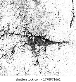 Grunge texture is black and white. Old worn background template