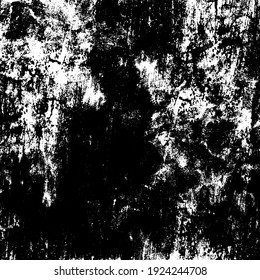 Grunge texture is black and white. Old worn background template