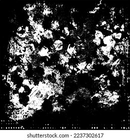 Grunge-Textur, schwarz-weißes Muster