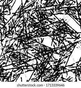 La textura gruesa es en blanco y negro.Fondo abstracto sin inconvenientes. Patrón repetido monocromo