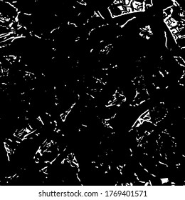 La textura gruesa es de color blanco y negro sin costuras. Resumen de fondo repetido monocromo