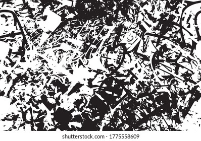 Grunge texture black and white seamless