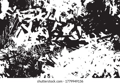 Grunge texture black and white seamless