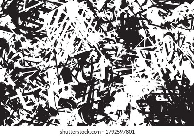 Grunge texture black and white seamless
