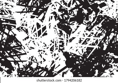 Grunge Textur schwarz-weiß nahtlos
