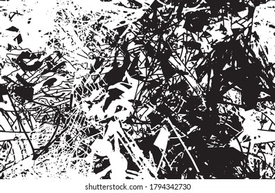 Grunge texture black and white seamless