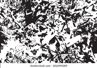 Grunge texture black and white seamless