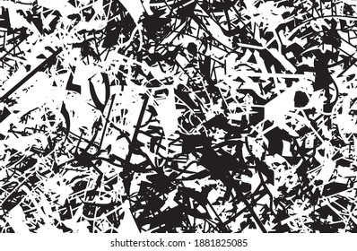 Grunge texture black and white seamless