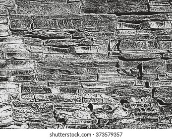 Grunge texture in black and white. Textured background.Vector template. Distress vector texture.